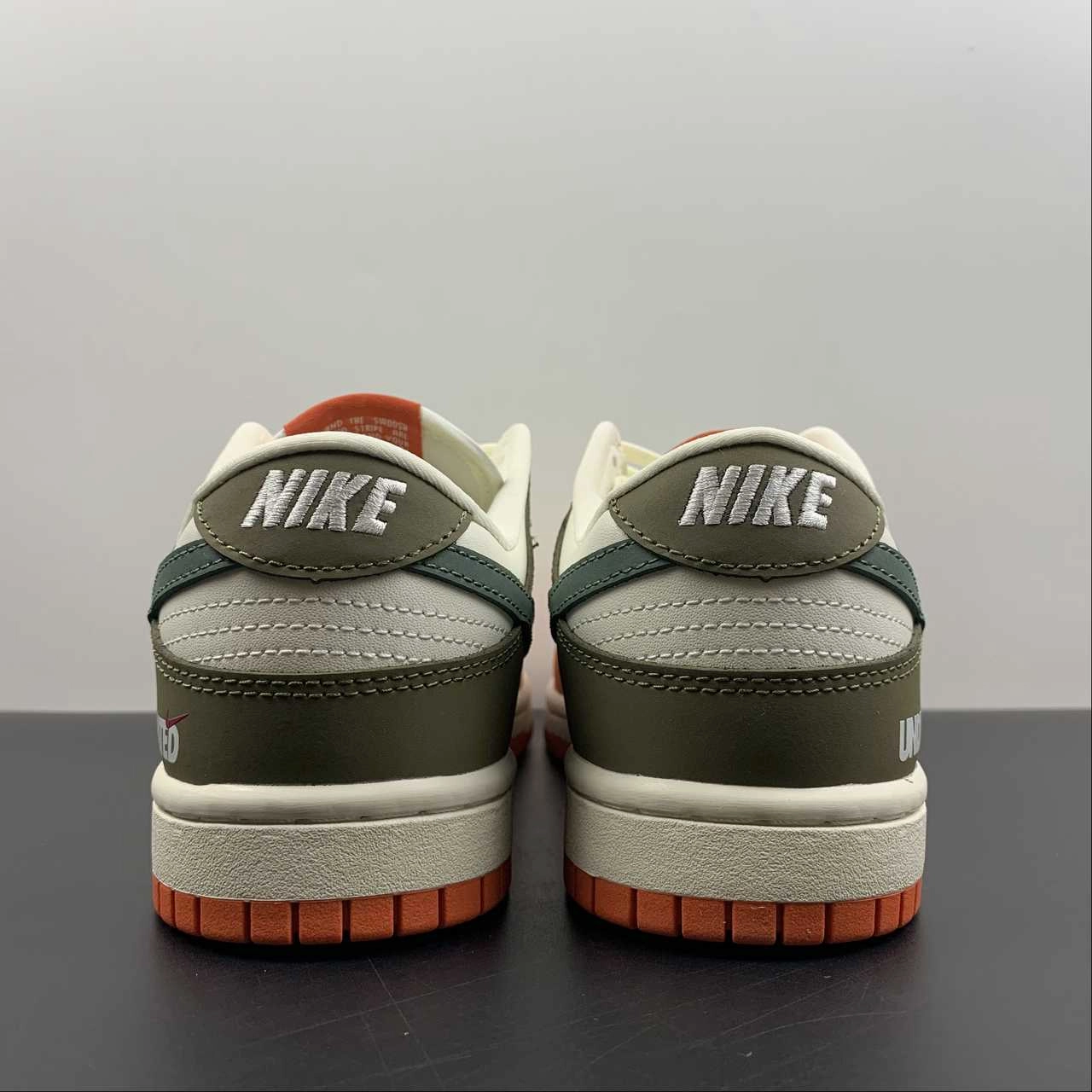 SB Dunk Low Beige Orange Green FC1688-500 Urban Pace Iconic arch