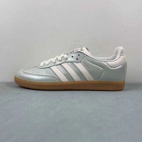 Foot Cushion Low Rise Adidas Samba OG Linen Green Cyber Metallic IG1965