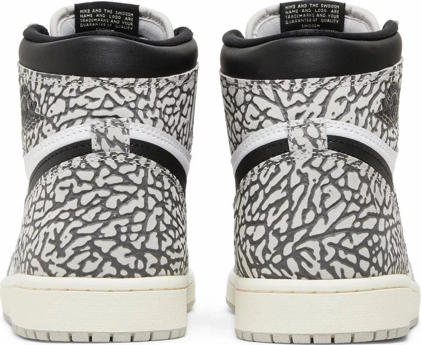 Nike Jordan 1 High White Cement Shock Dispersing Plate Work Travel