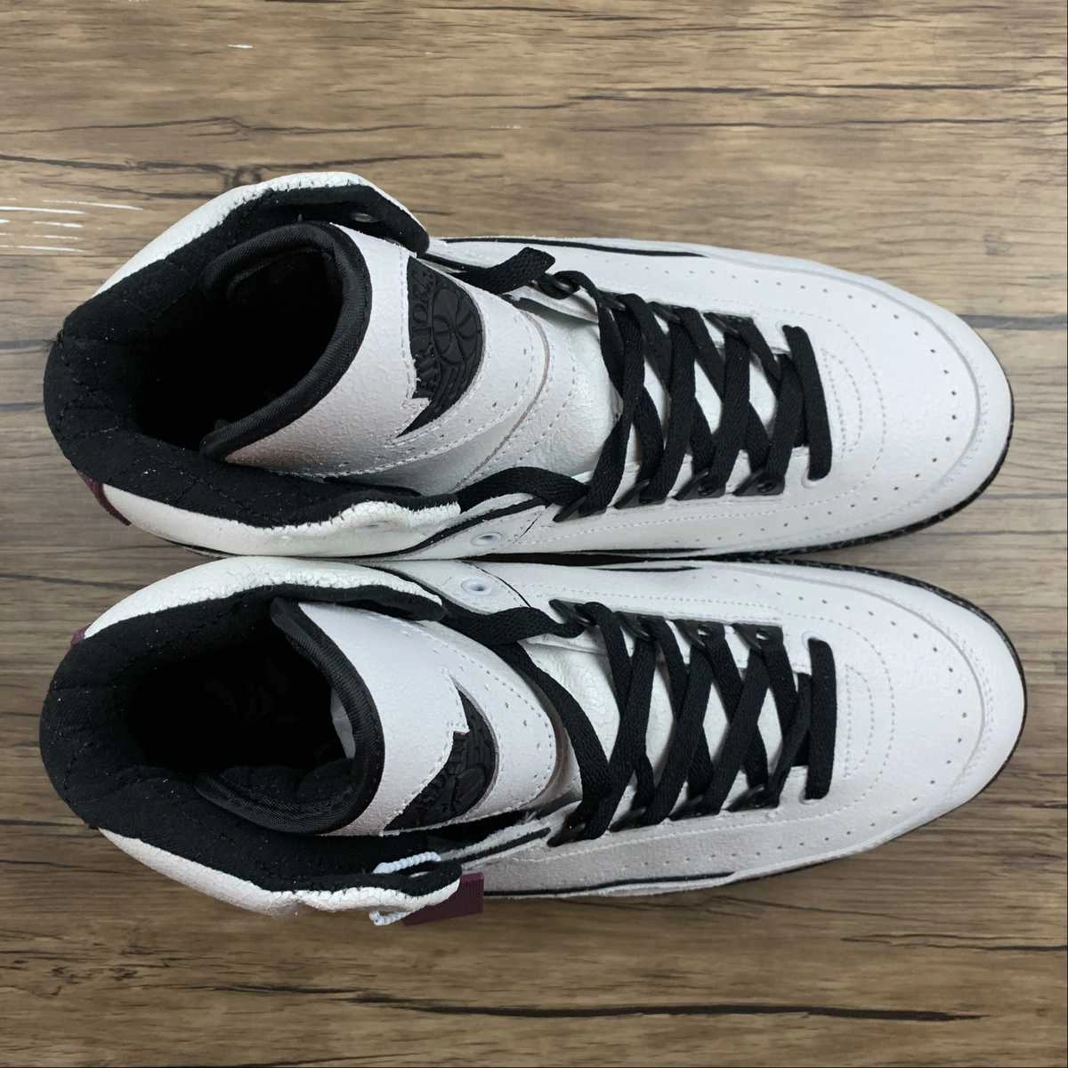 Off White x Air Jordan 2 Retro SP White Dark Purple Black DJ4375-160 Deep Black