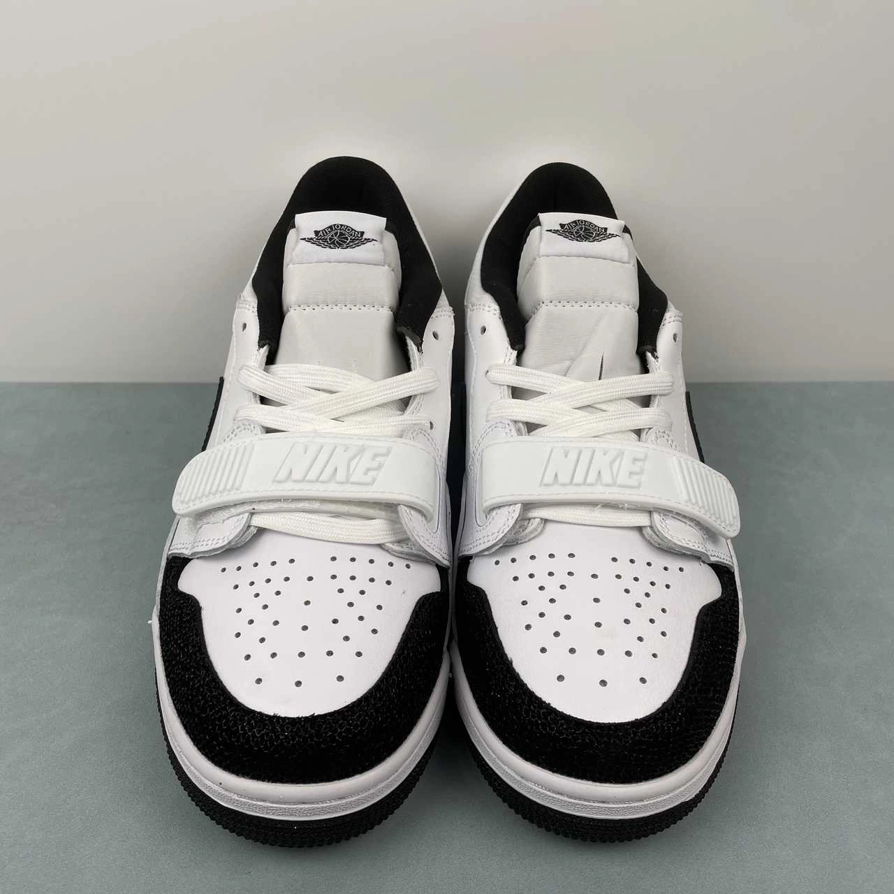 Hydrophobic Upper Air Jordan Legacy 312 Low Panda White Sail Black FQ7827-110