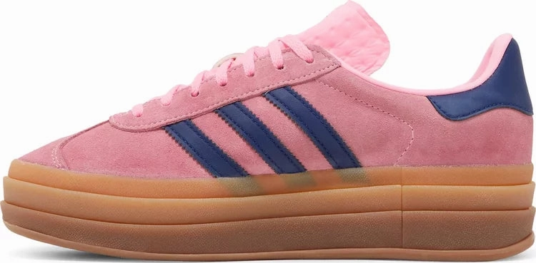 Adidas Gazelle Bold Pink Glow Gum W Motion Grip Pastel Tones