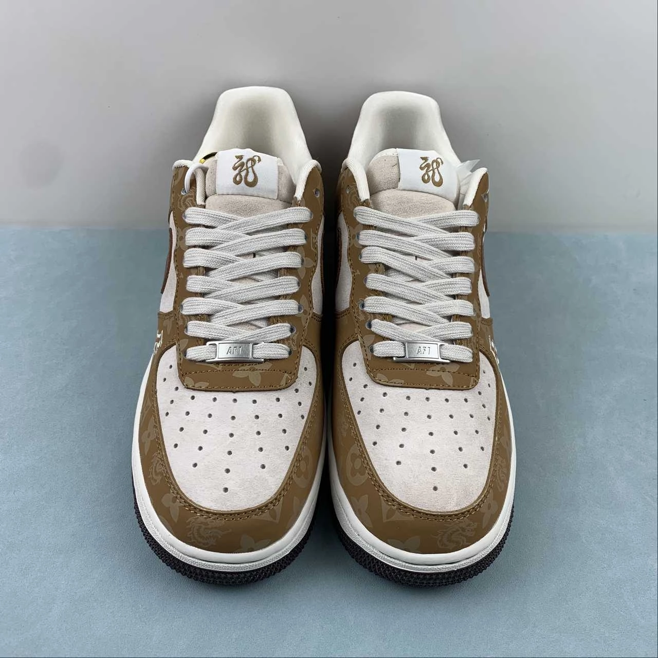 Grip Ready Air Force 1 07 Low LV Year of the Dragon Brown Off White LX1988-006