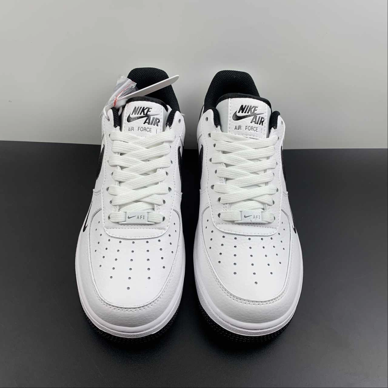 Ergonomic Support Durable Fit Air Force 1 07 Low White Black MN5263-127