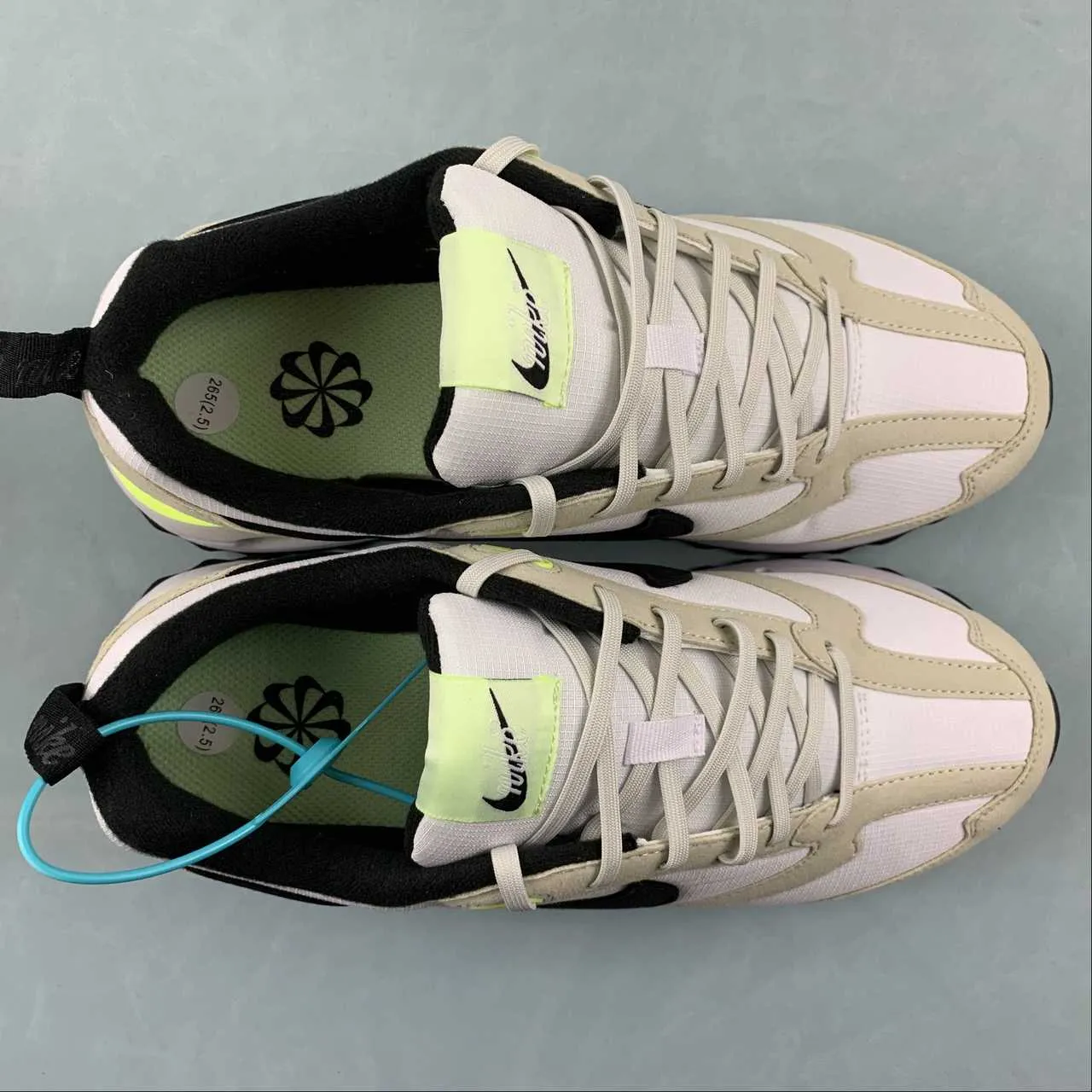 Air Max Dawn White Black-Light Bone Yellow DH3157-107 wave - cushion shoes