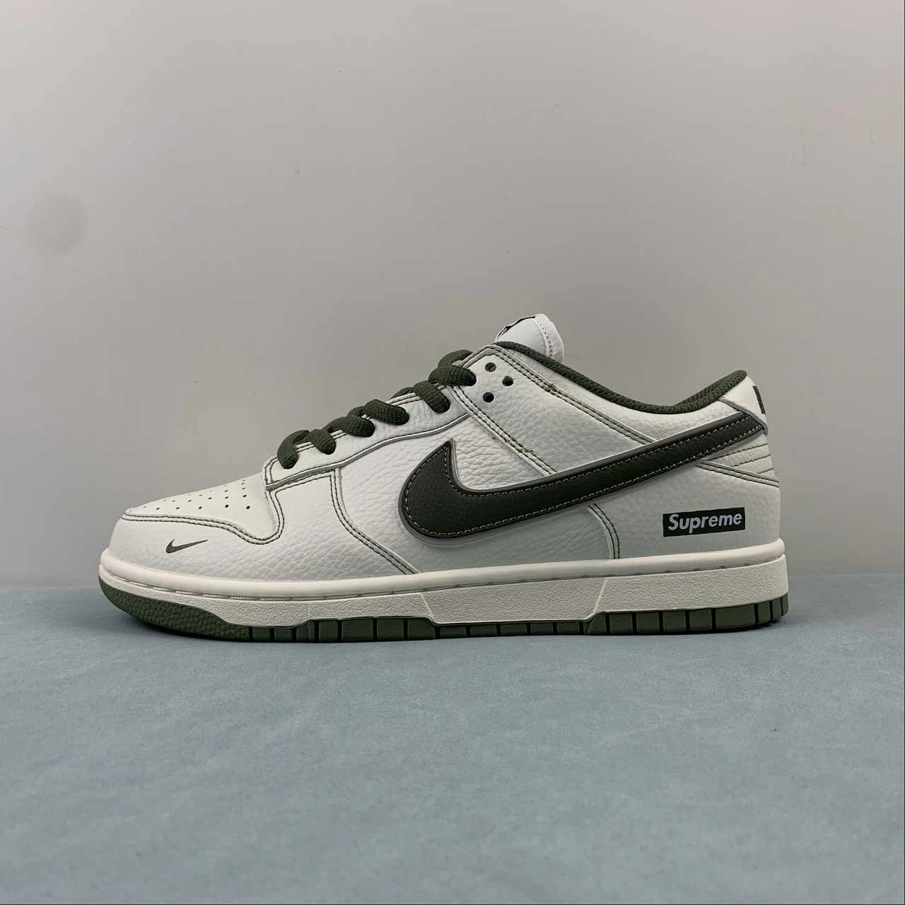 Fresh Ride Supreme x SB Dunk Low Beige Army Green RM2308-232
