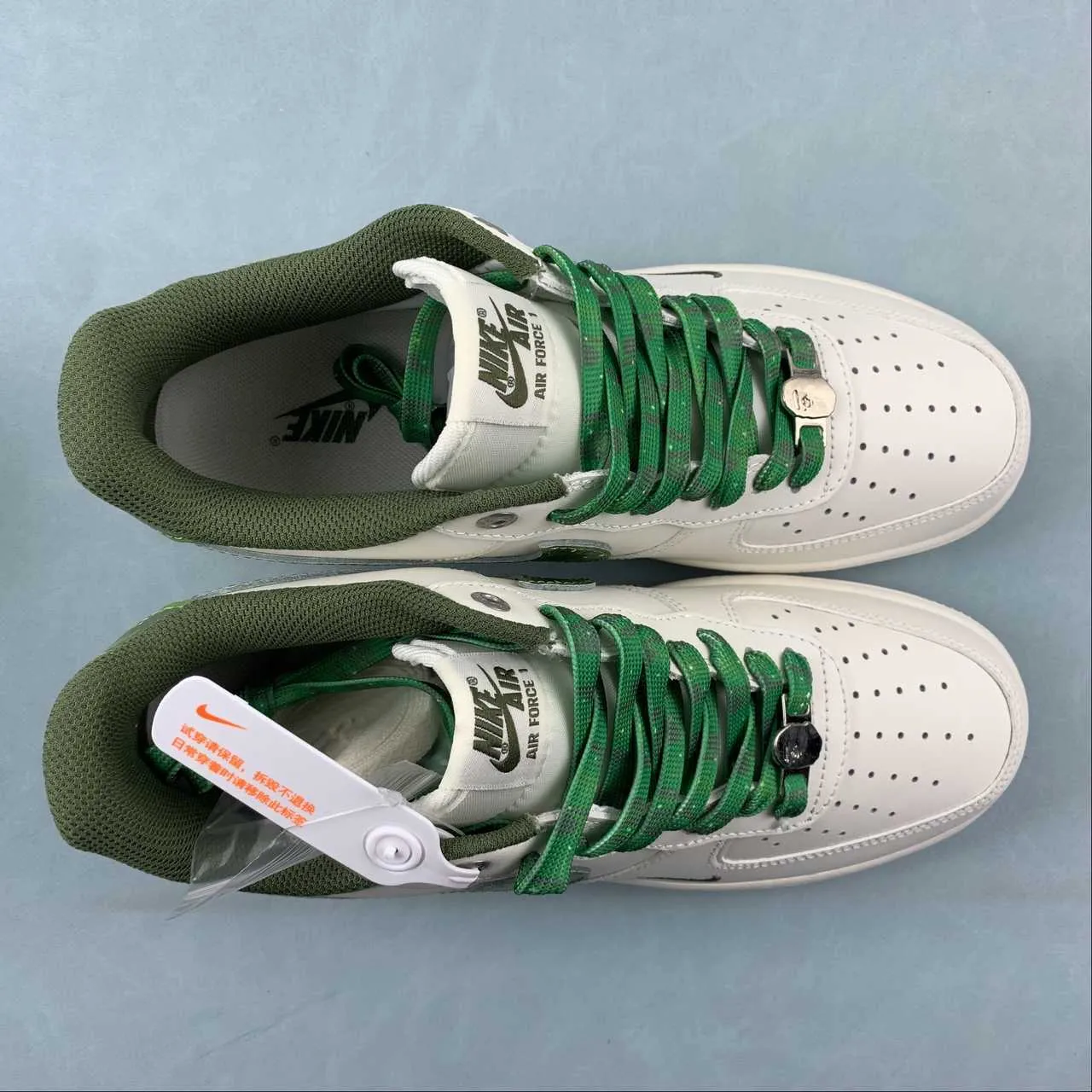Fast pace Air Force 1 07 Low BAPE White Green Gray PF9055-763