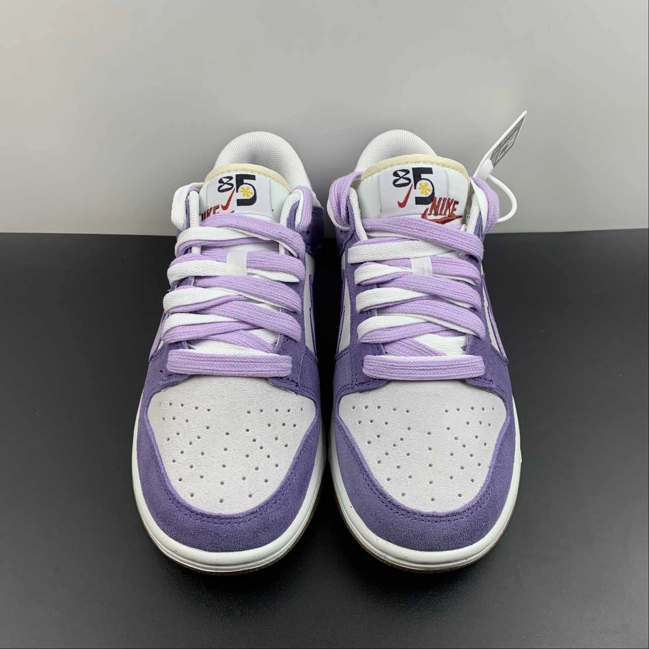 Street Drive SB Dunk Low 85 Lavender Purple Black DO9457-126