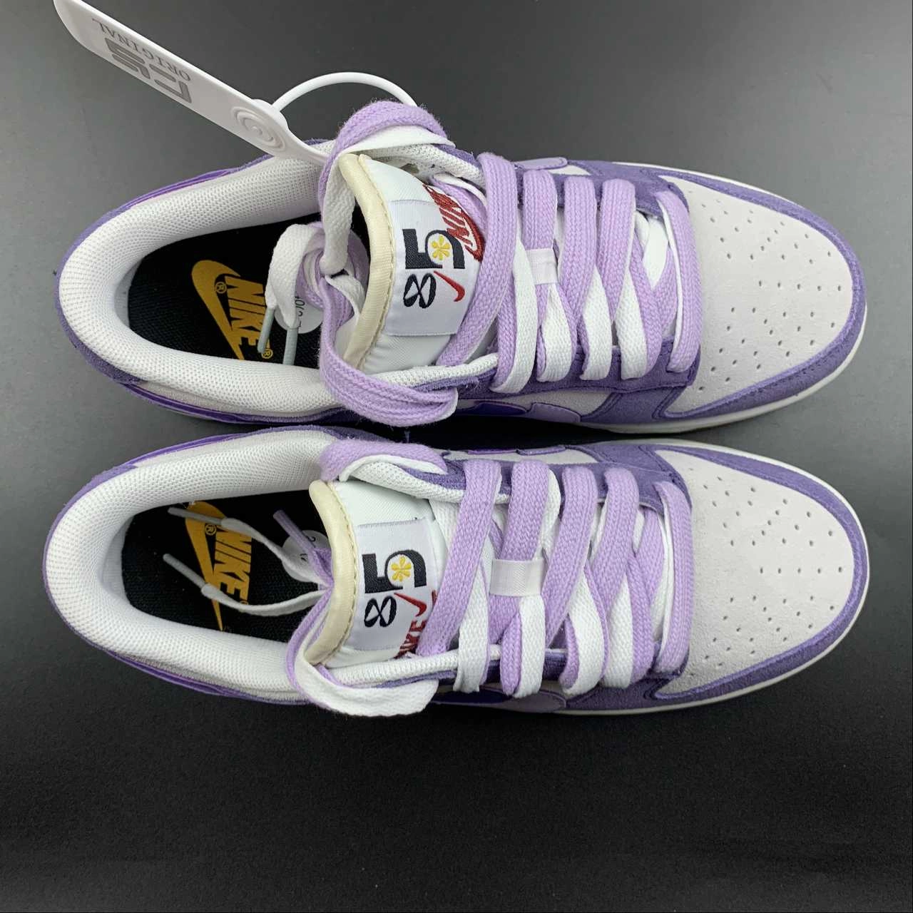 All Day Comfort Padding City Gear SB Dunk Low 85 Lavender Purple Black DO9457-126