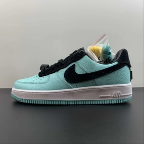 Walk Time Glide Hike Air Force 1 Low 1837 Tiffany Blue Black DZ1382-002