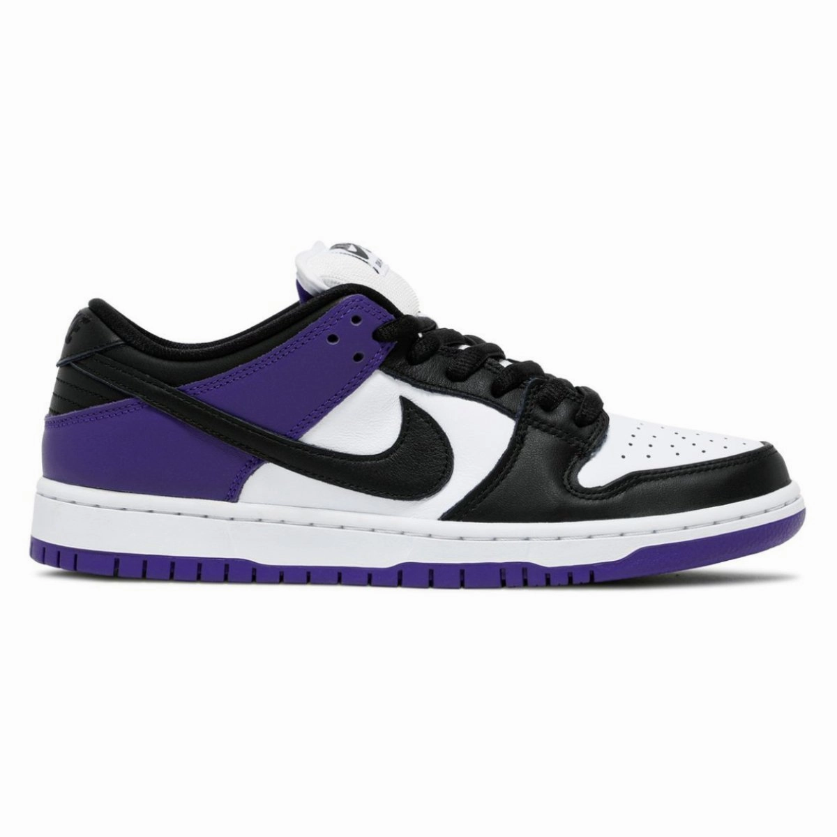 Nike Dunk Low SB Court Purple BQ6817 500 Breathable Quarter Panels Anti Slip Tread