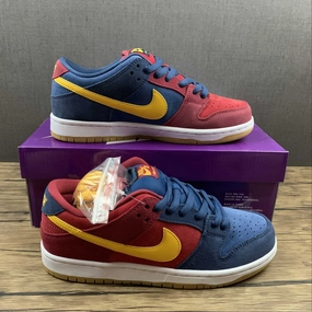 CushionedMidsole Lace Lock SB Dunk Low PRO Red Blue Yellow DJ0606-400