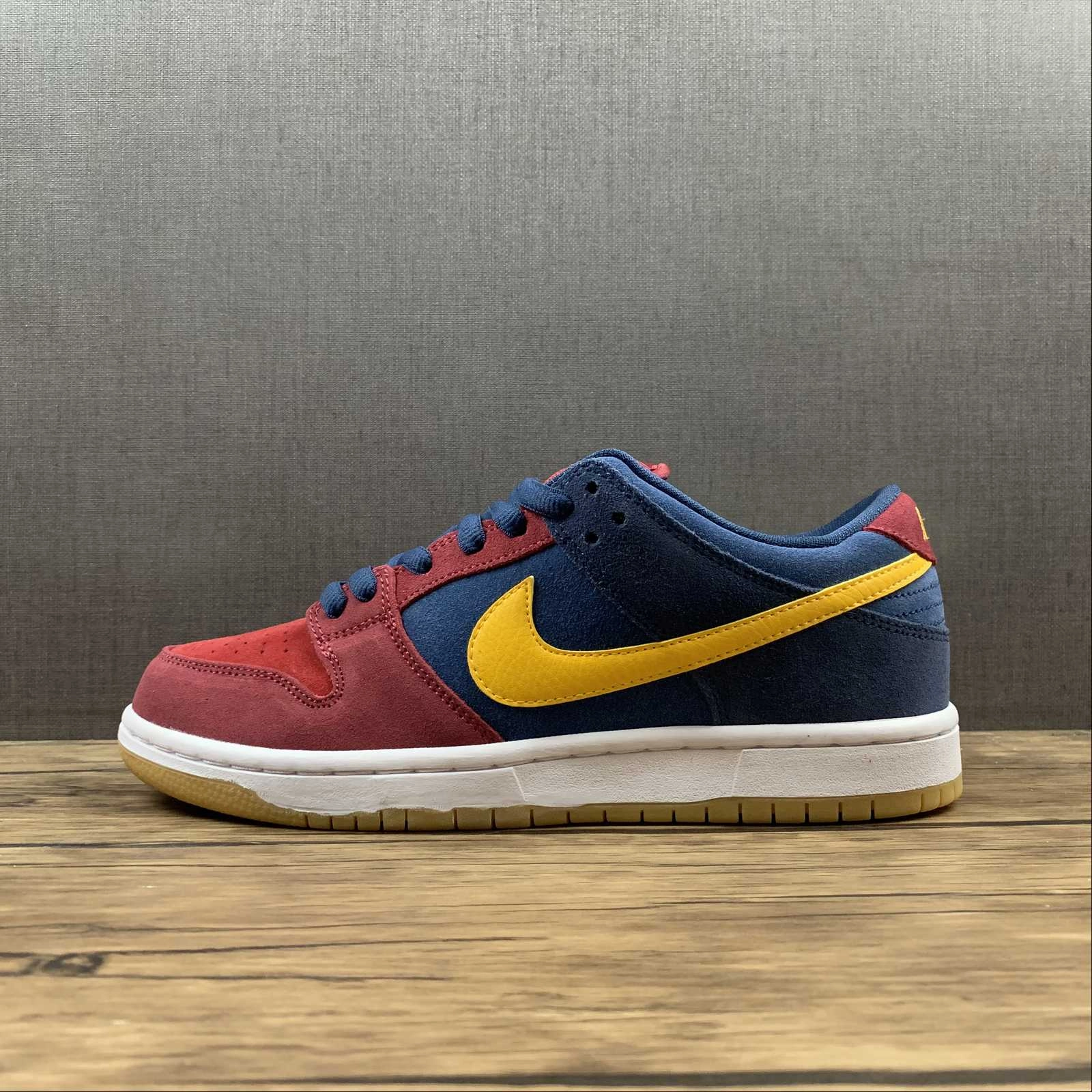 SB Dunk Low PRO Red Blue Yellow DJ0606-400 Optimal ease Multi Density Foam