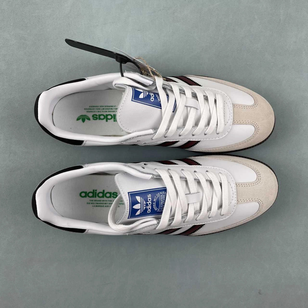 Arch   Support Adidas Samba OG Cherry White Burgundy IG1024