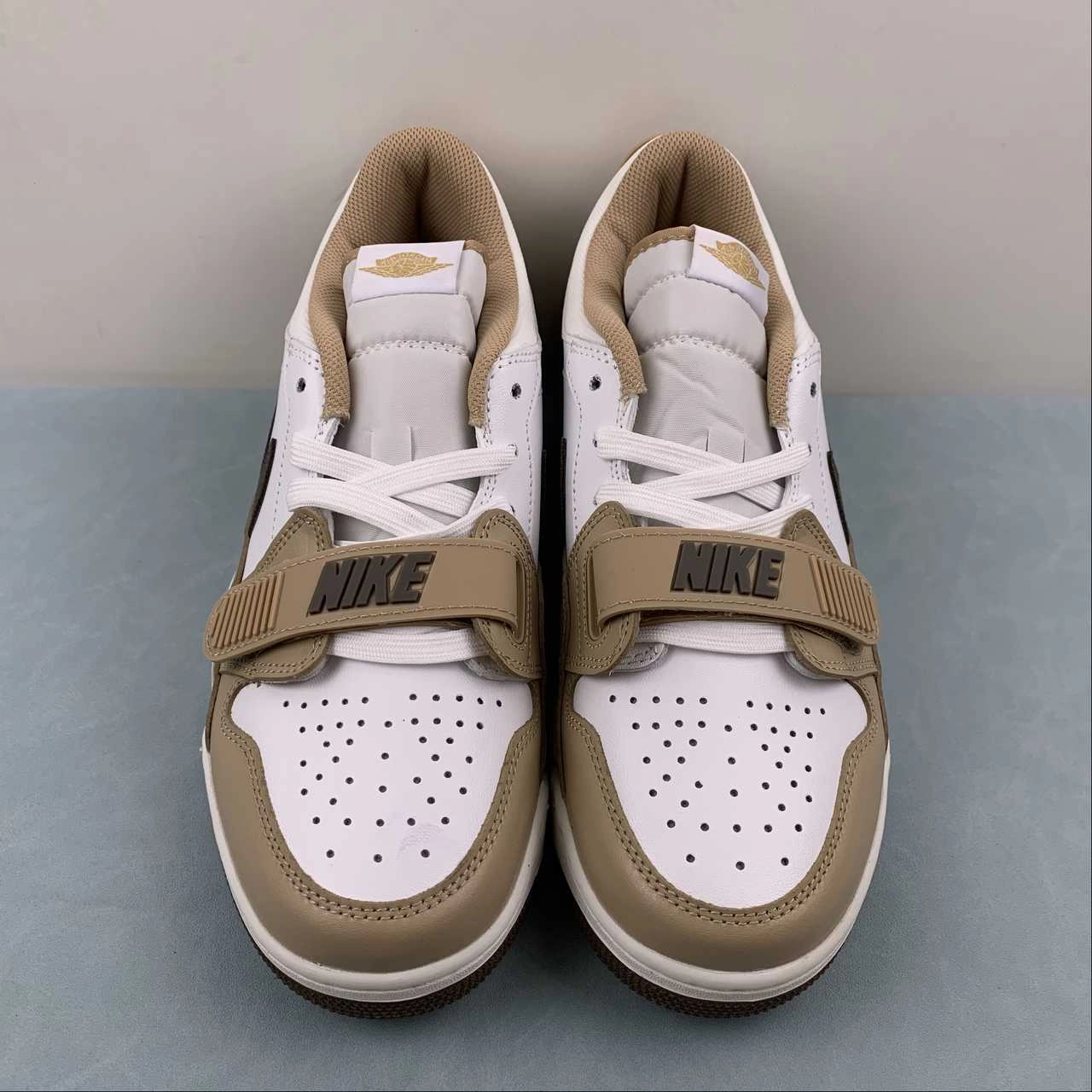 Air Jordan Legacy 312 Low Brown Elephant Sail Palomino Light British Tan FQ6859-201 ComfortDesign Full Length Air Cushion