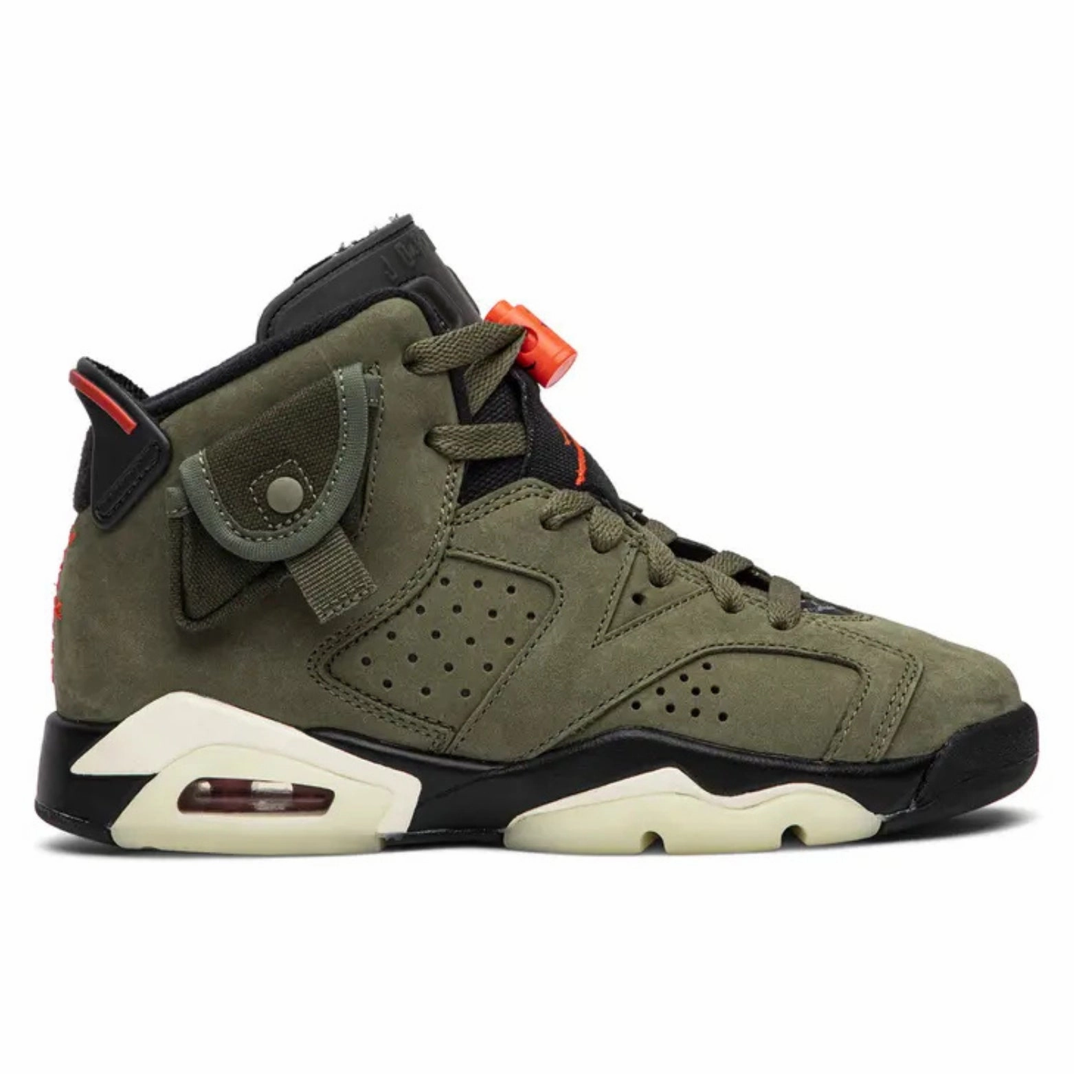 Nike Air Jordan 6 Retro SP GS Travis Scott CN1085 200 Compression Activated Cushion Multi Surface Grip Pattern