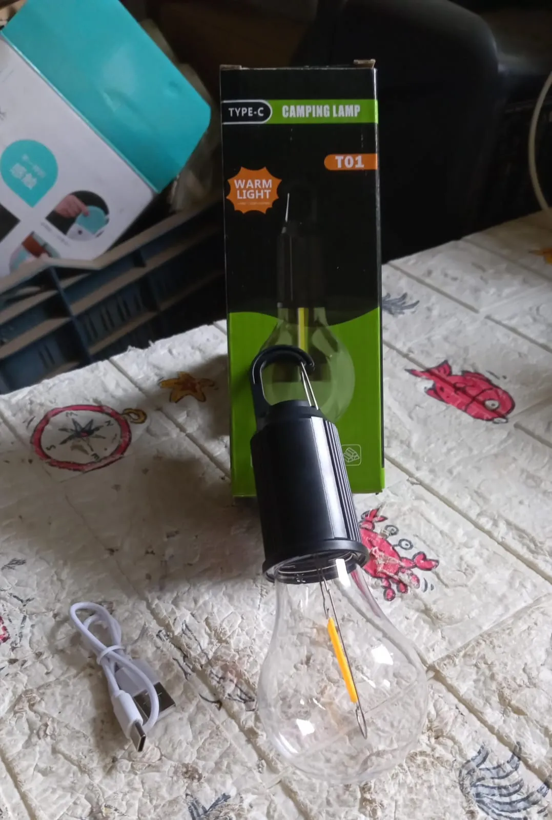 Rechargeable LED Camping Lantern with 3 Lighting Modes