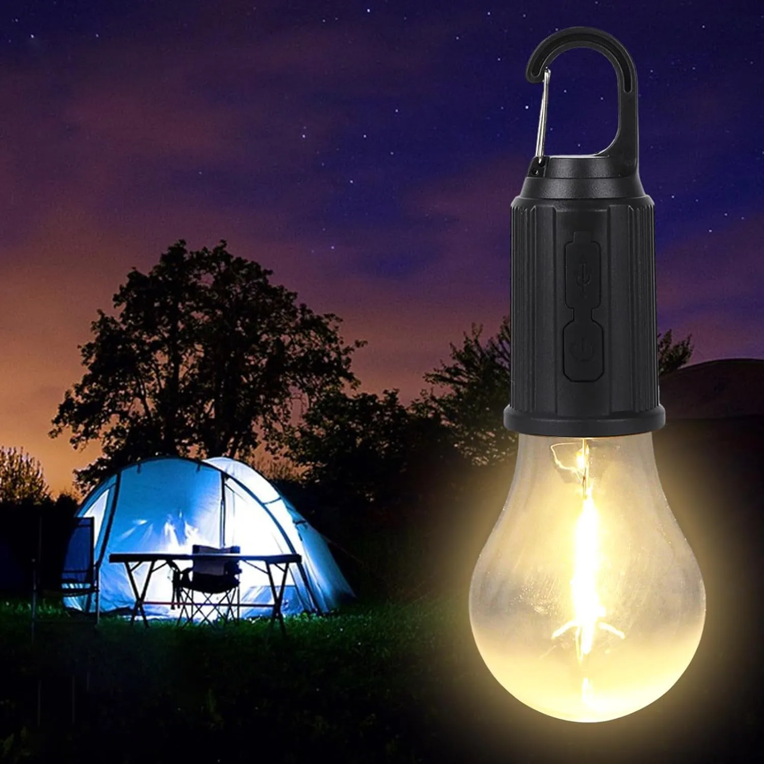 Rechargeable LED Camping Lantern with 3 Lighting Modes