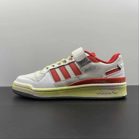 Adidas Forum 84 Low AEC White Red White HR0557 Durable Base