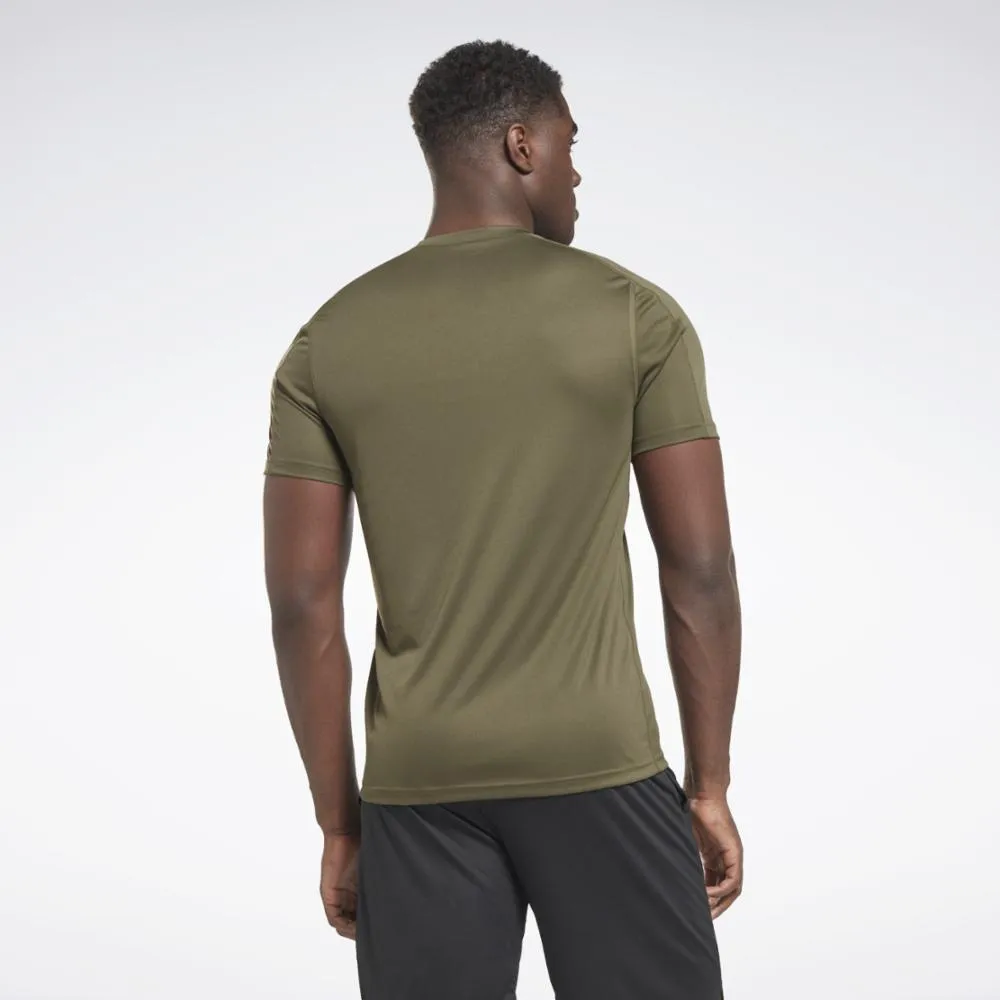 Reebok Apparel Men Training Tech T-Shirt ARMGRN