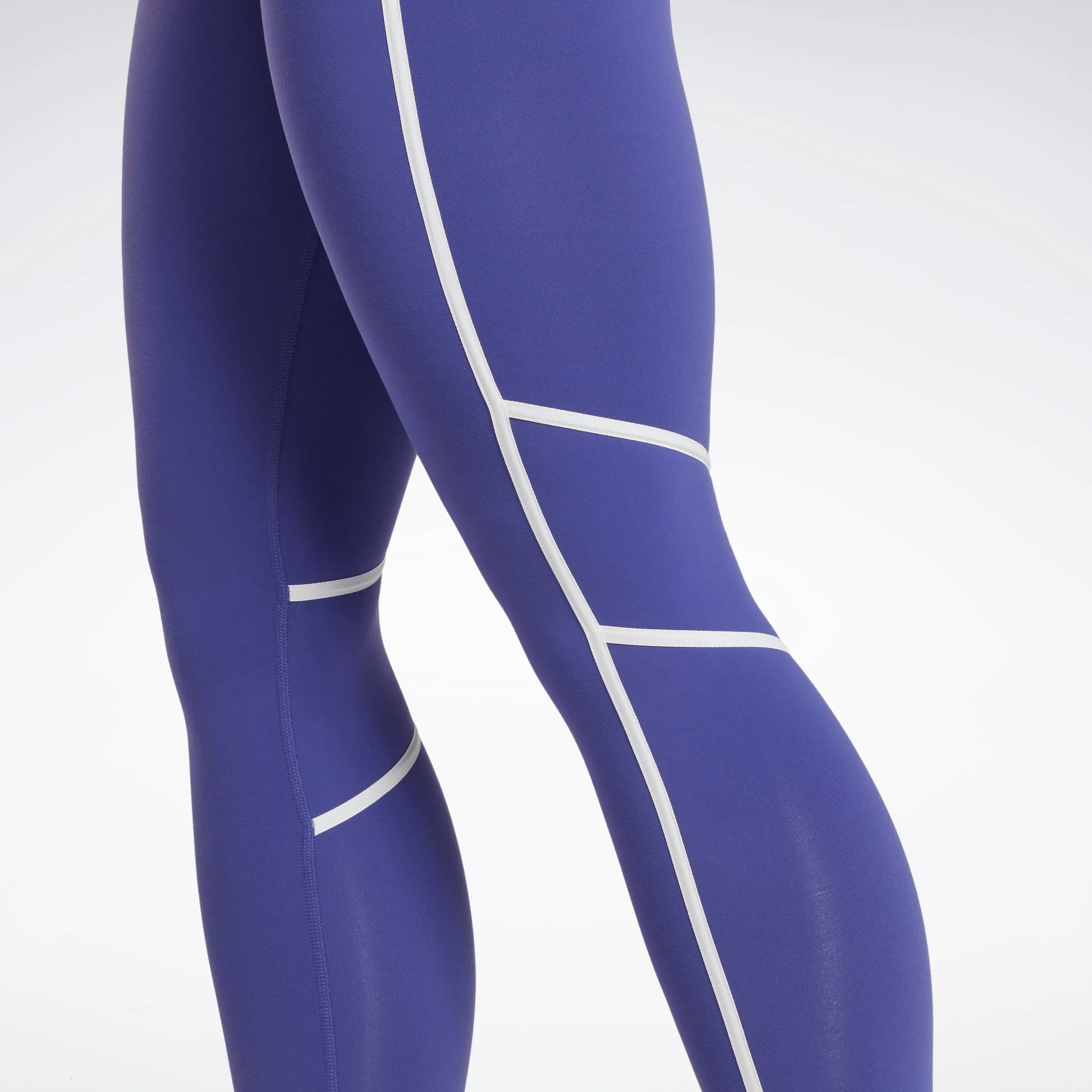 Reebok Apparel Women Lux High-Waisted Colorblock Leggings Bolprp