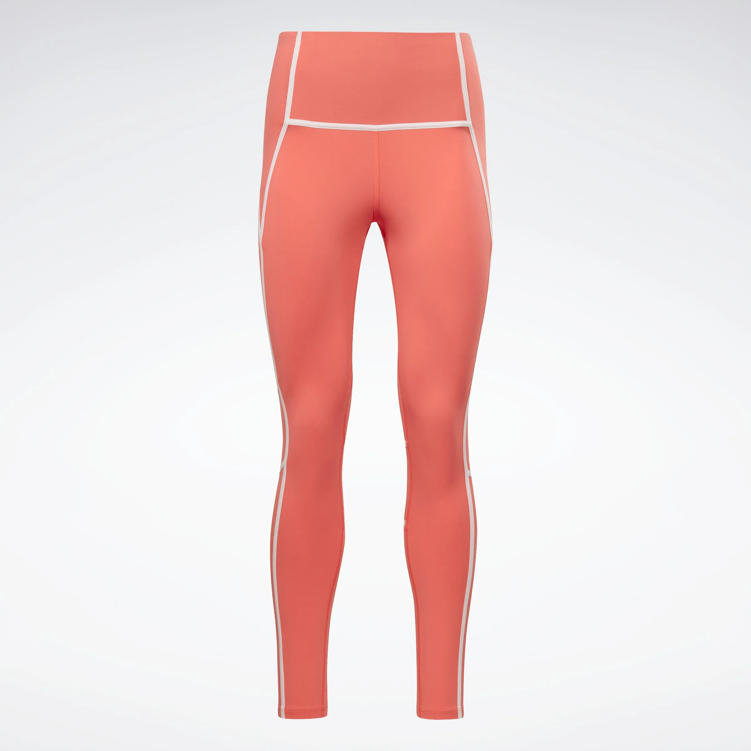 Reebok Apparel Women Lux High-Waisted Colorblock Leggings Smorfl