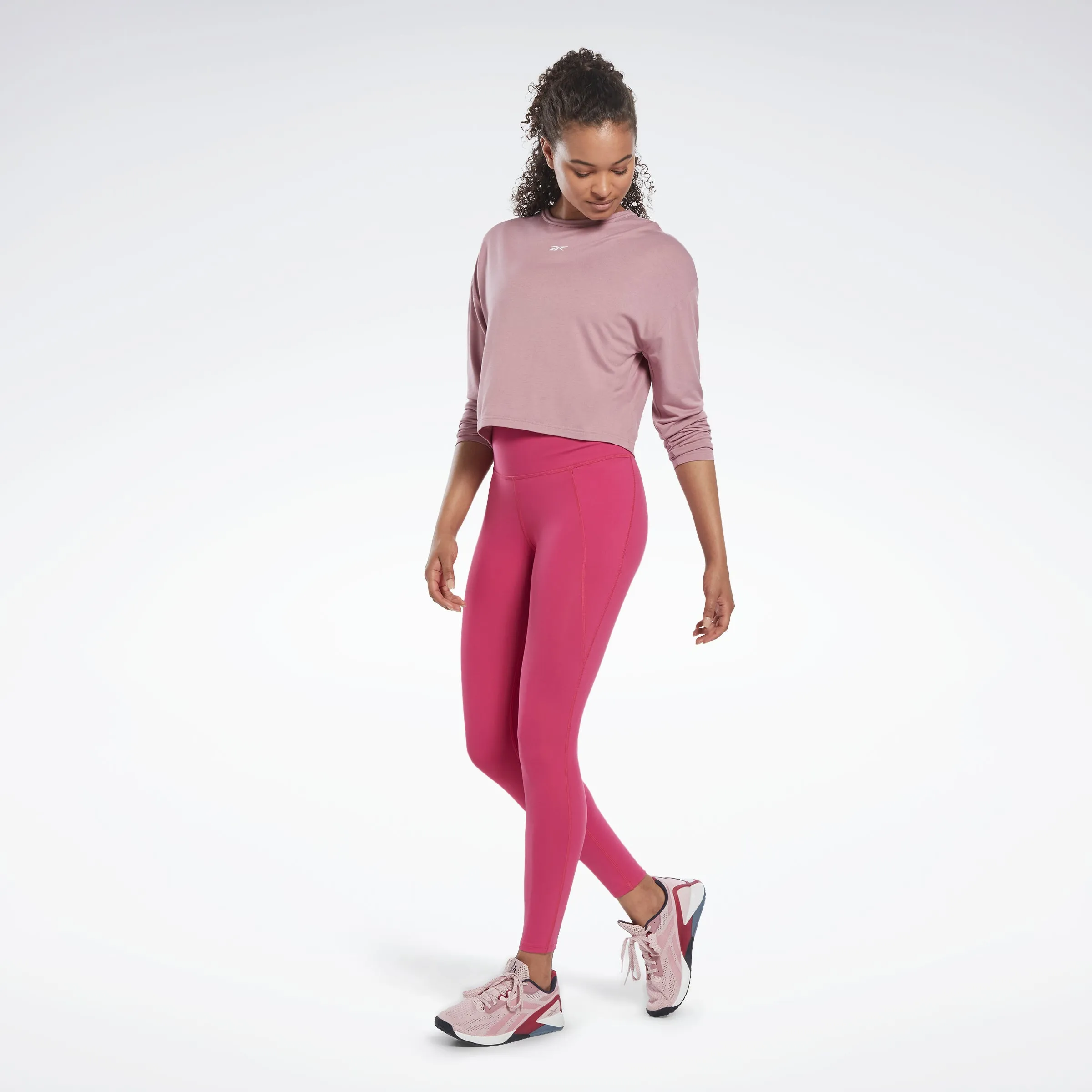 Reebok Apparel Women Lux High-Waisted Leggings Seprpi
