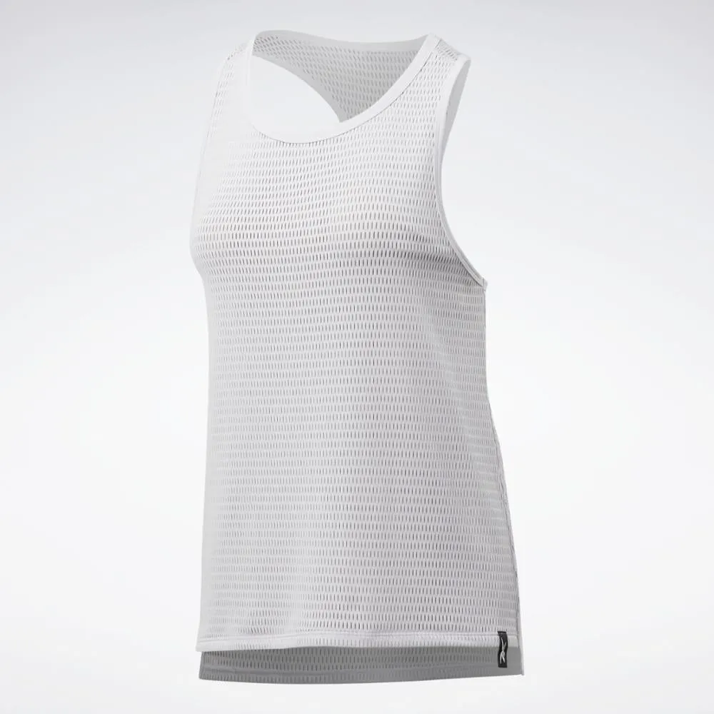 Reebok Apparel Women Reebok Perforated Tank Top PORCEL