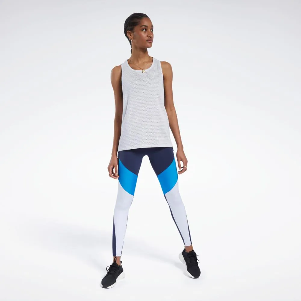 Reebok Apparel Women Reebok Perforated Tank Top PORCEL