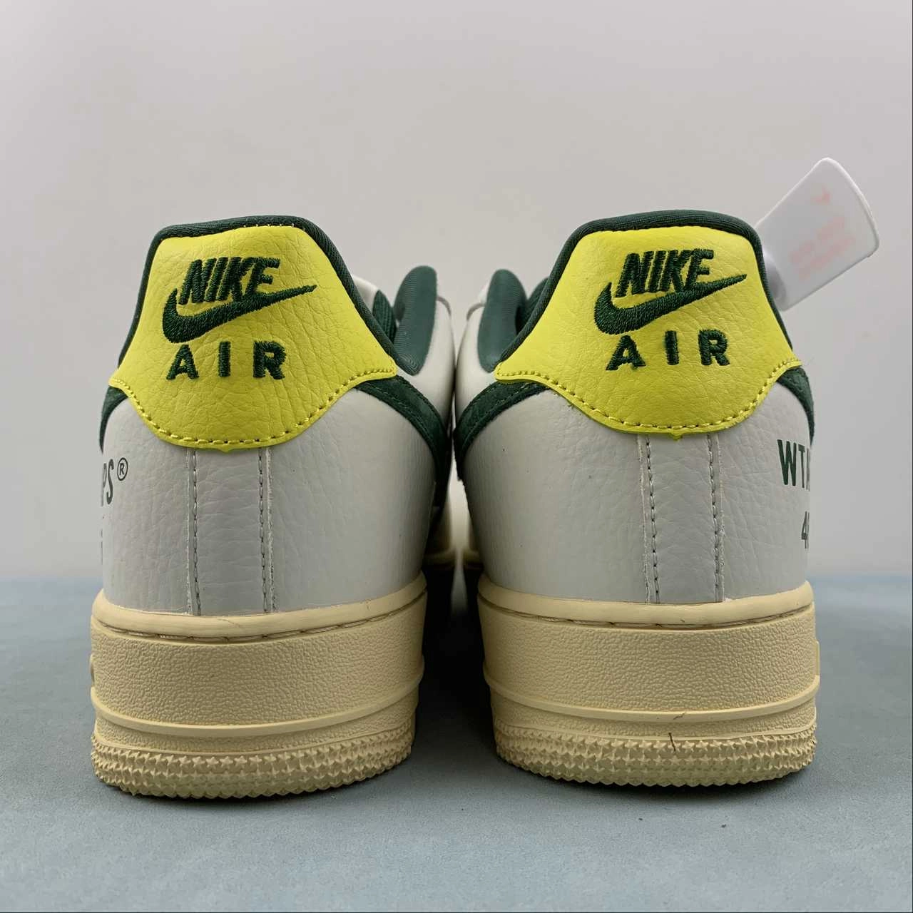 Air Force 1 07 Low WTAPS 46 Off White Green Yellow BS9055-745 Well Built Lead Hike