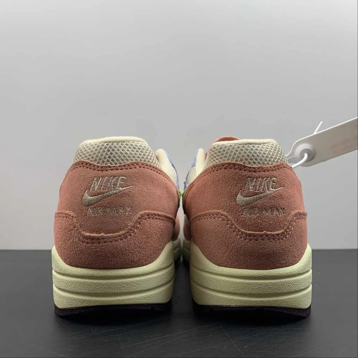 Air Max 1 Light Madder Root Vivid Green Green Rattan DV3196-800 toe - spring running shoes Everyday Shoes