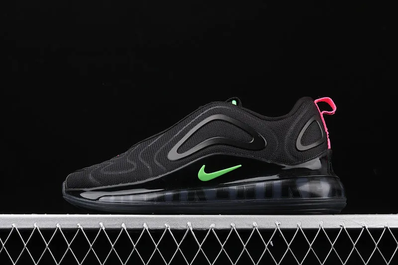 Light On Feet Air Max 720 Black Hyper Pink Scream Green CQ4614-001