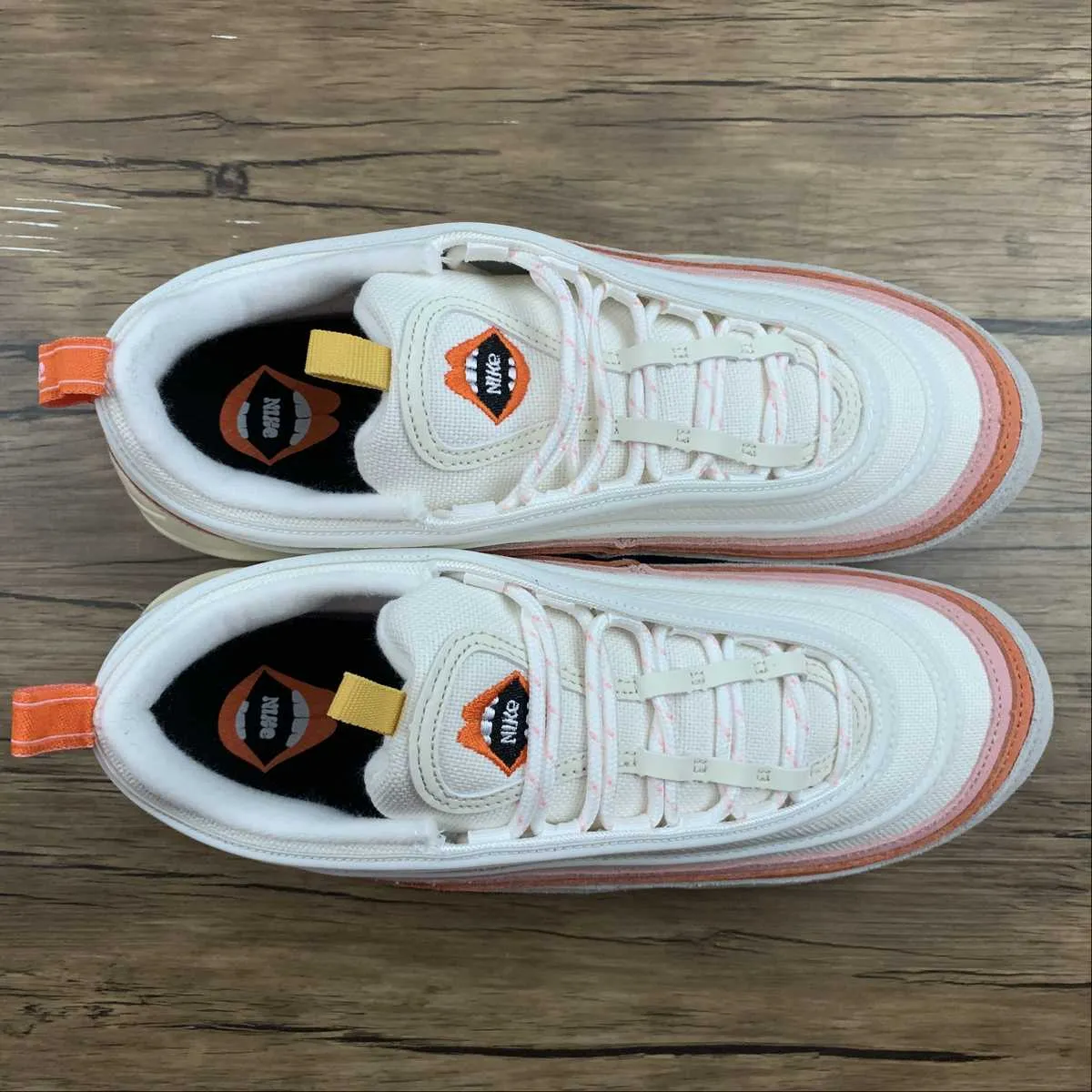 Air Max 97 Rock and Roll Sail Orange Pink DQ7655-100 gym - goer shoes Trail - Worthy