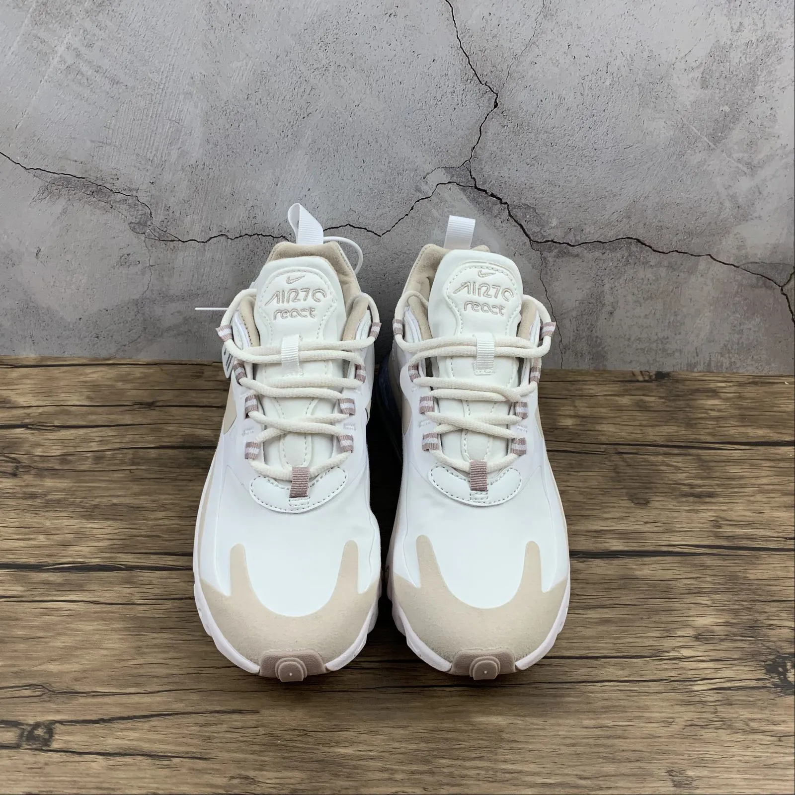 suitable for training programs Comfort Cushioning Air Max 270 React Summit White Light Mahogany Brown CJ0619-102