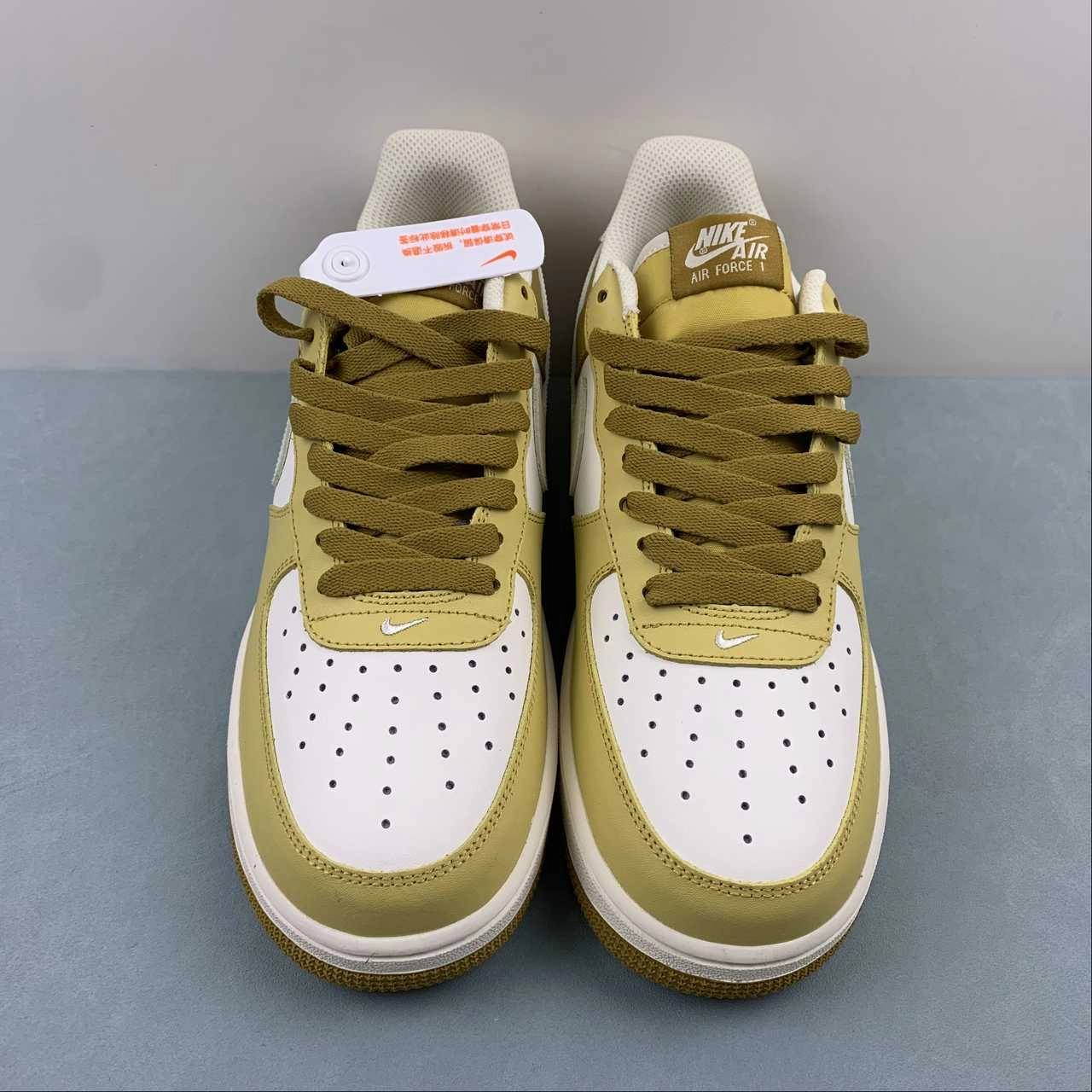 Air Force 1 07 Low Bronzine Saturn Gold Coconut Milk Sail FZ4034-716 Warm Keep