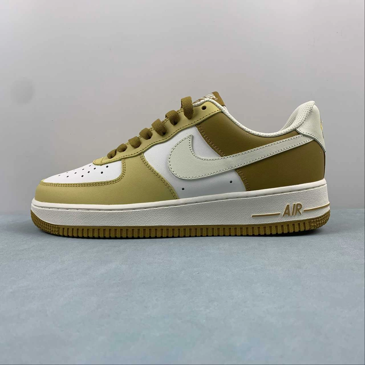 Relaxed Design No Noise Air Force 1 07 Low Bronzine Saturn Gold Coconut Milk Sail FZ4034-716