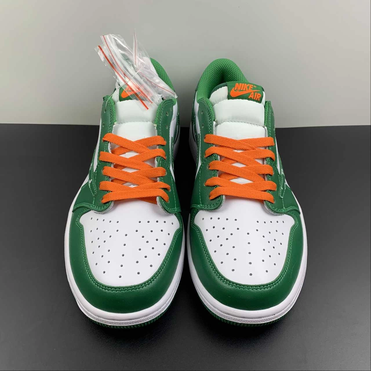 Air Jordan 1 Retro Low OG SP ??Travis Scott?? Green Hook LV Barb DM7866-885 Impact absorption