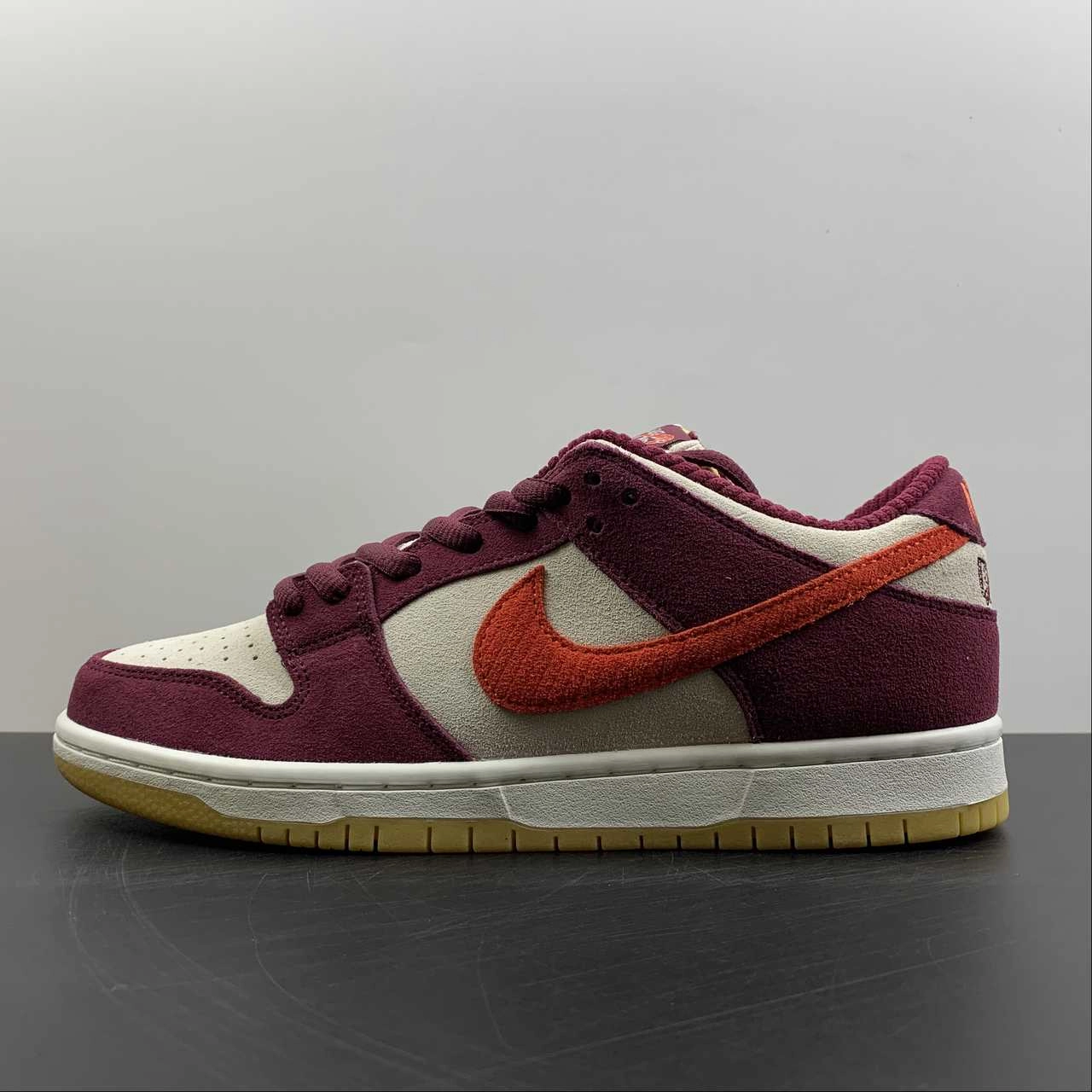 Tear Resistant Skate Like a Girl x SB Dunk Low Barely Rose University Red Coconut Milk DX4589-600