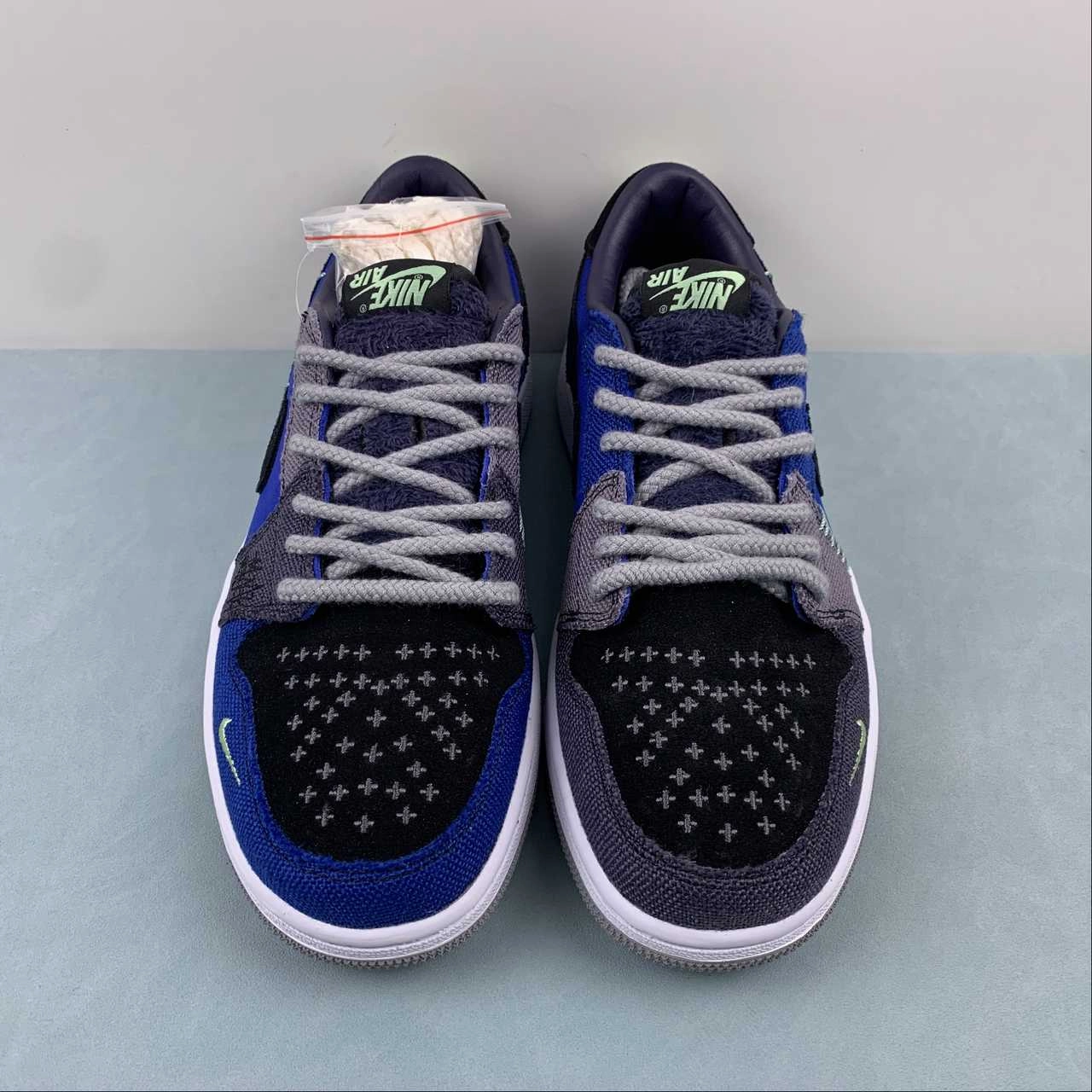 Zion Williamson x Air Jordan 1 Low Voodoo Blue Purple Black White DZ7292-420 Unbeatable flexibility Step Smart