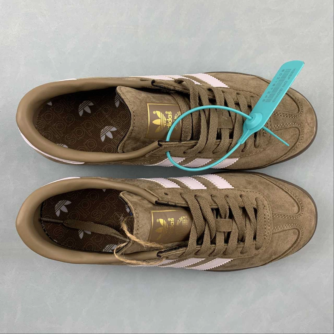 Adidas Hamburg Chalky Brown Off White Branch GW9642 athlete - endorsed students' shoes