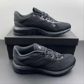 Adidas PureBoost Select Triple Black black running shoes hybrid - material shoes
