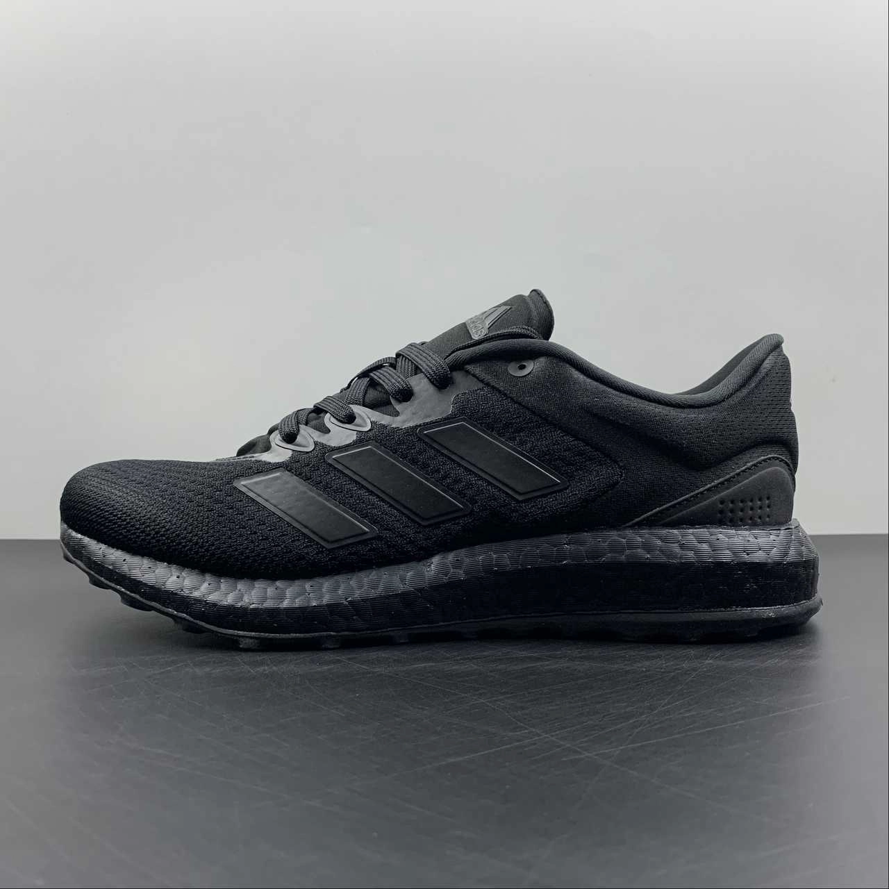 sprint runner shoes Style Adidas PureBoost Select Triple Black