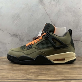 Air Jordan 4 Retro Undefeated Black Dark Green Deep Clem JBM351-M1 Cool Interior