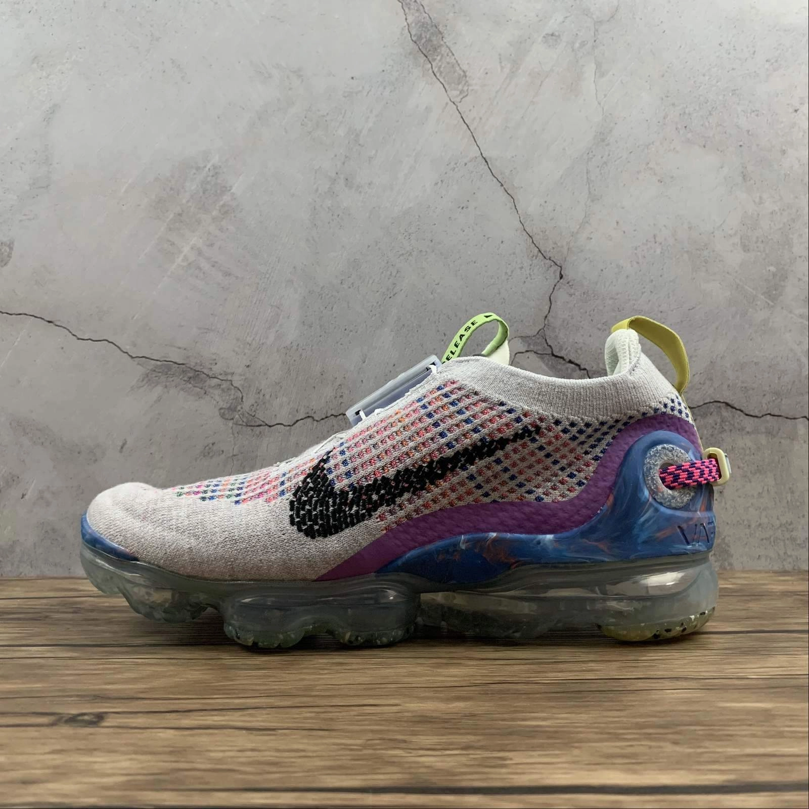 All-around comfort Waterproof Design Air VaporMax 2020 FK Pure Platinum Black-Multi CJ6740-001