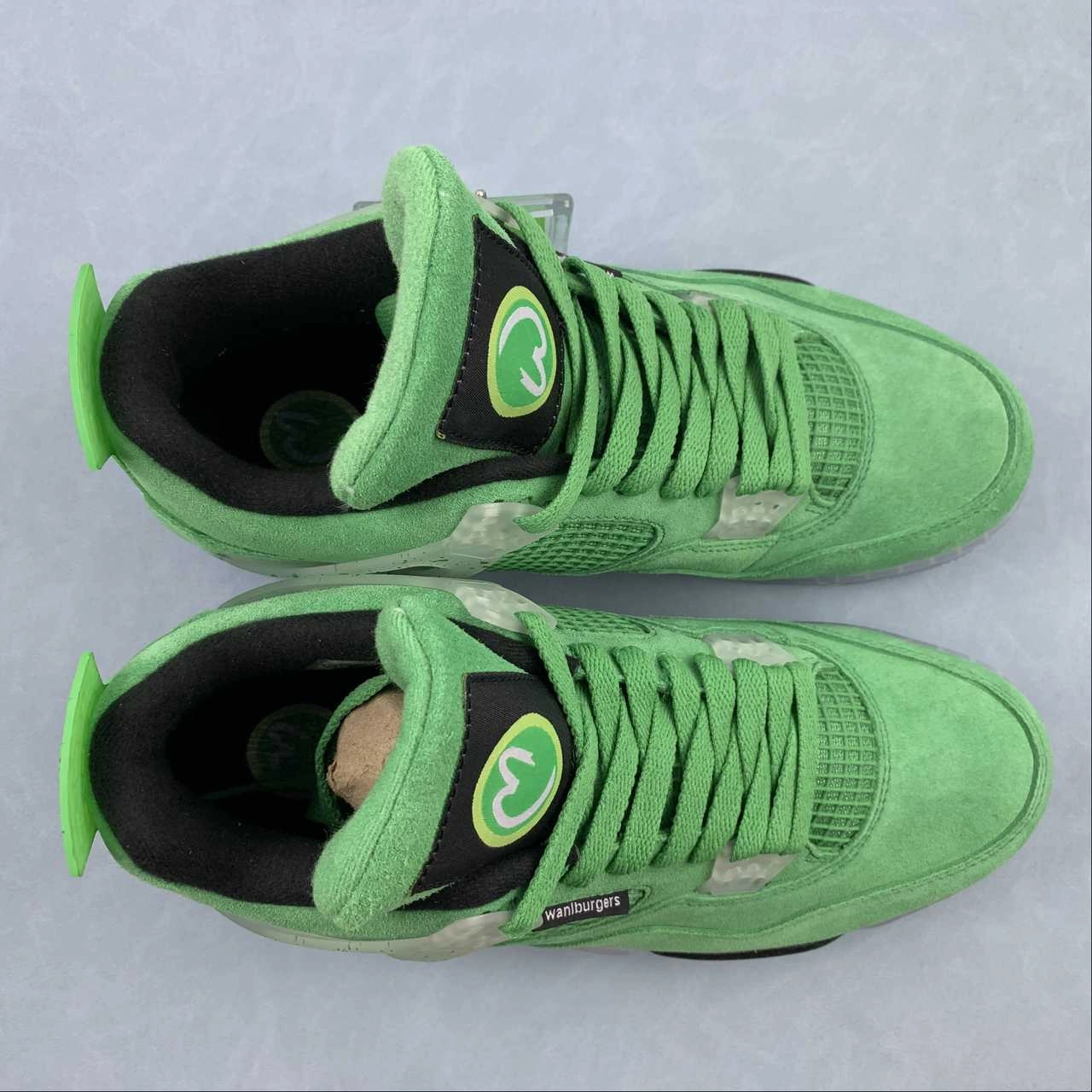 Air Jordan 4 Retro Wahlburgers AJ4 A61426 LN4 Neutral Top