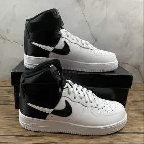 Air Force 1 High 07 LV8 NBA White Black Style Basic