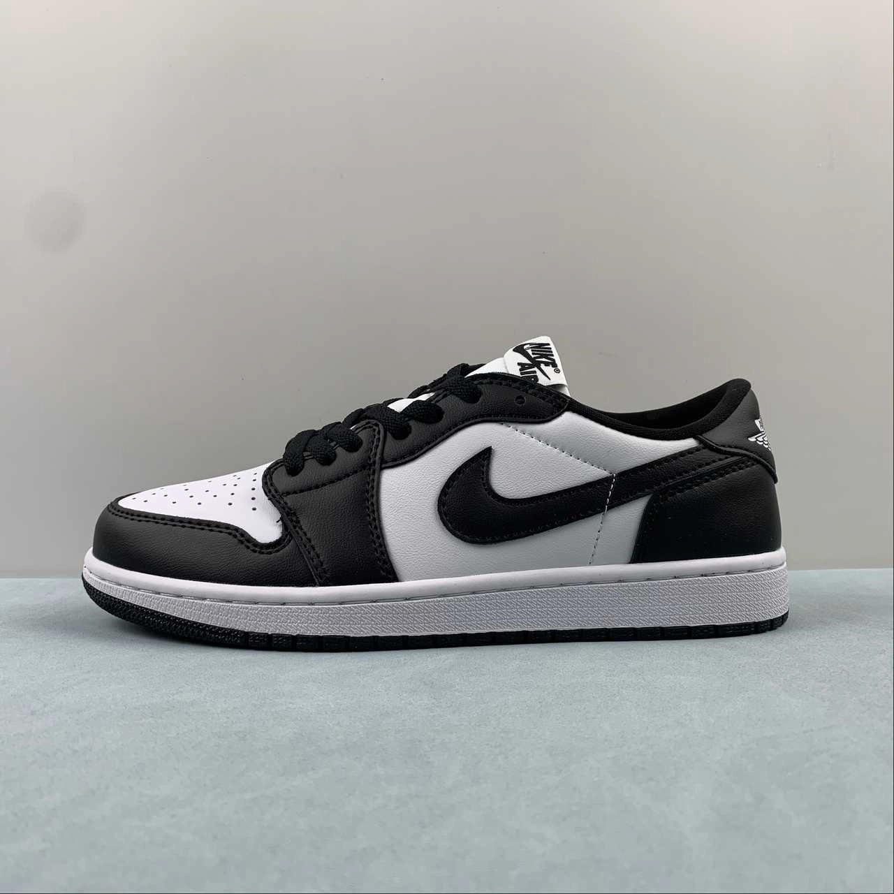 Superior Traction Mid Cut Air Jordan 1 Low Black White CZ0790-110