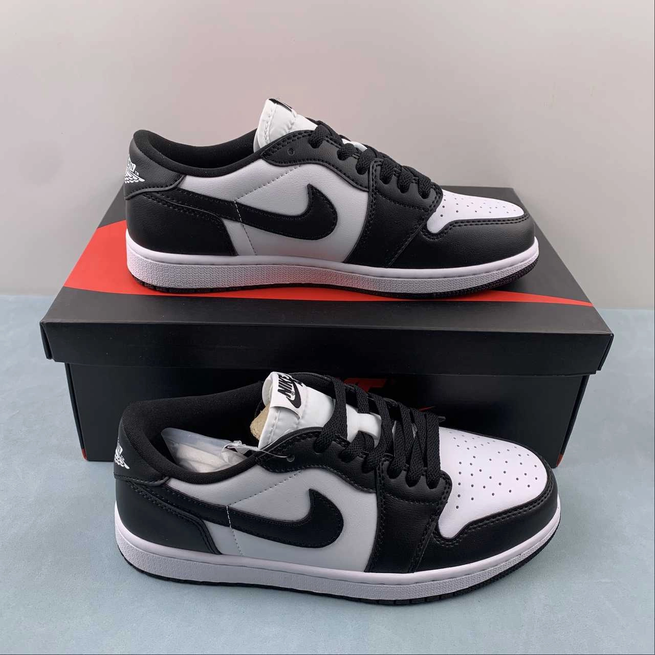 Air Jordan 1 Low Black White CZ0790-110 Home Comfort
