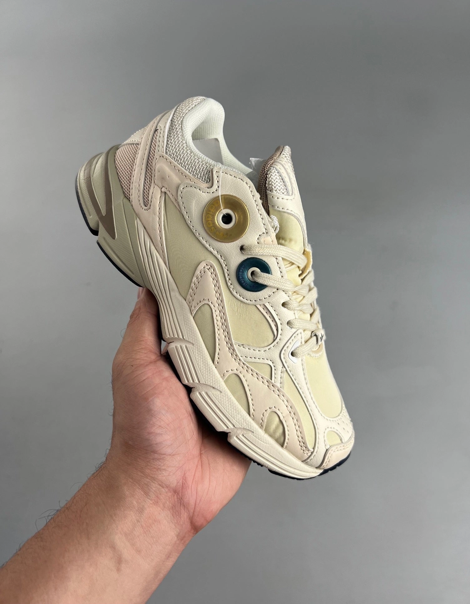 Adidas Astir ??EcruTint?? Gold Metallic GX7046 Back Heel