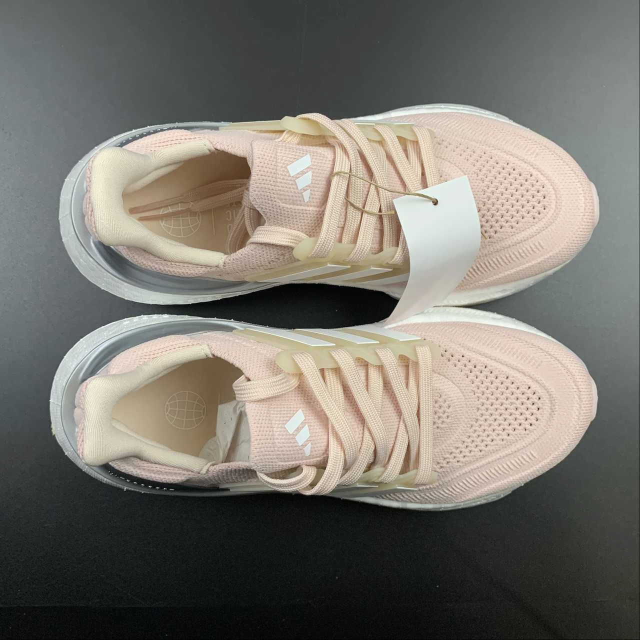chunky shoes Adidas Ultraboost Light Pink Cloud White Silver HQ8600